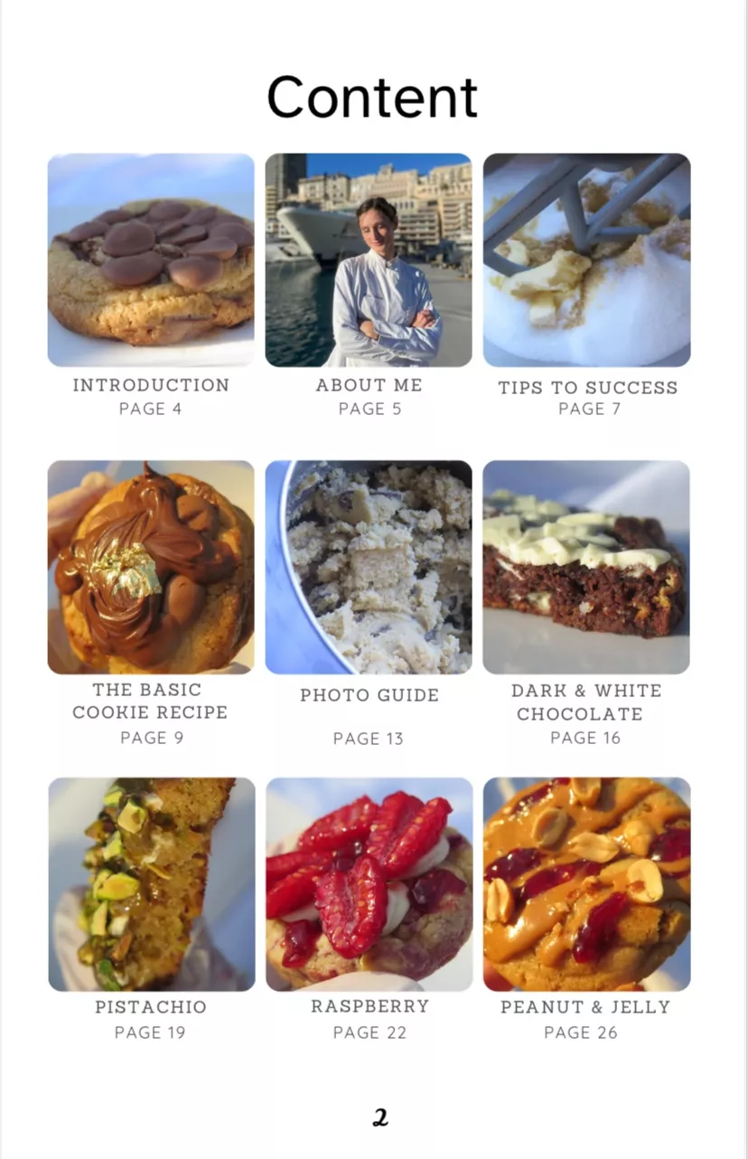 Fresh homemade cookies